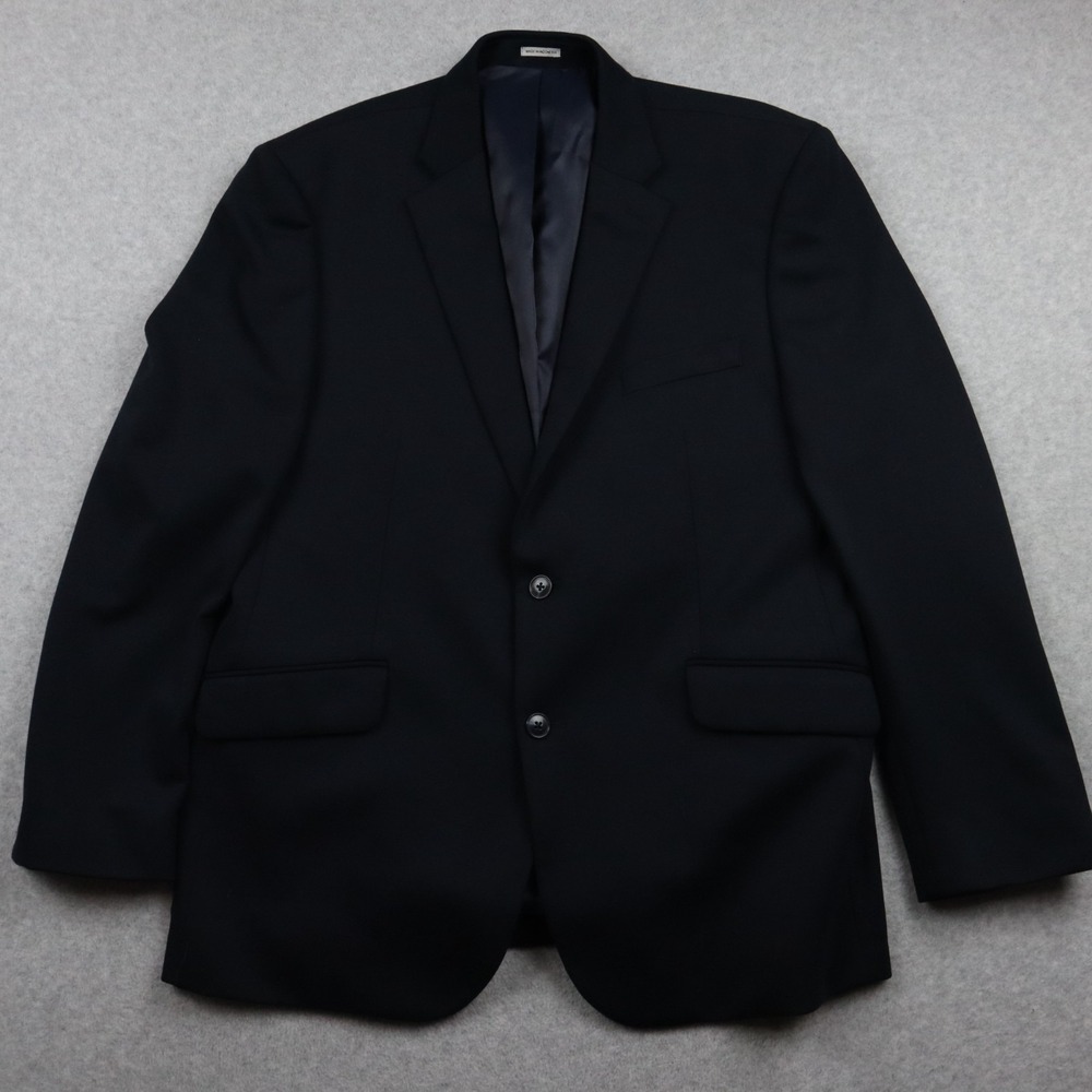 Joseph Abboud Blazer Mens 44R 2-Button Suit Jacket Coat Business Formal Blue